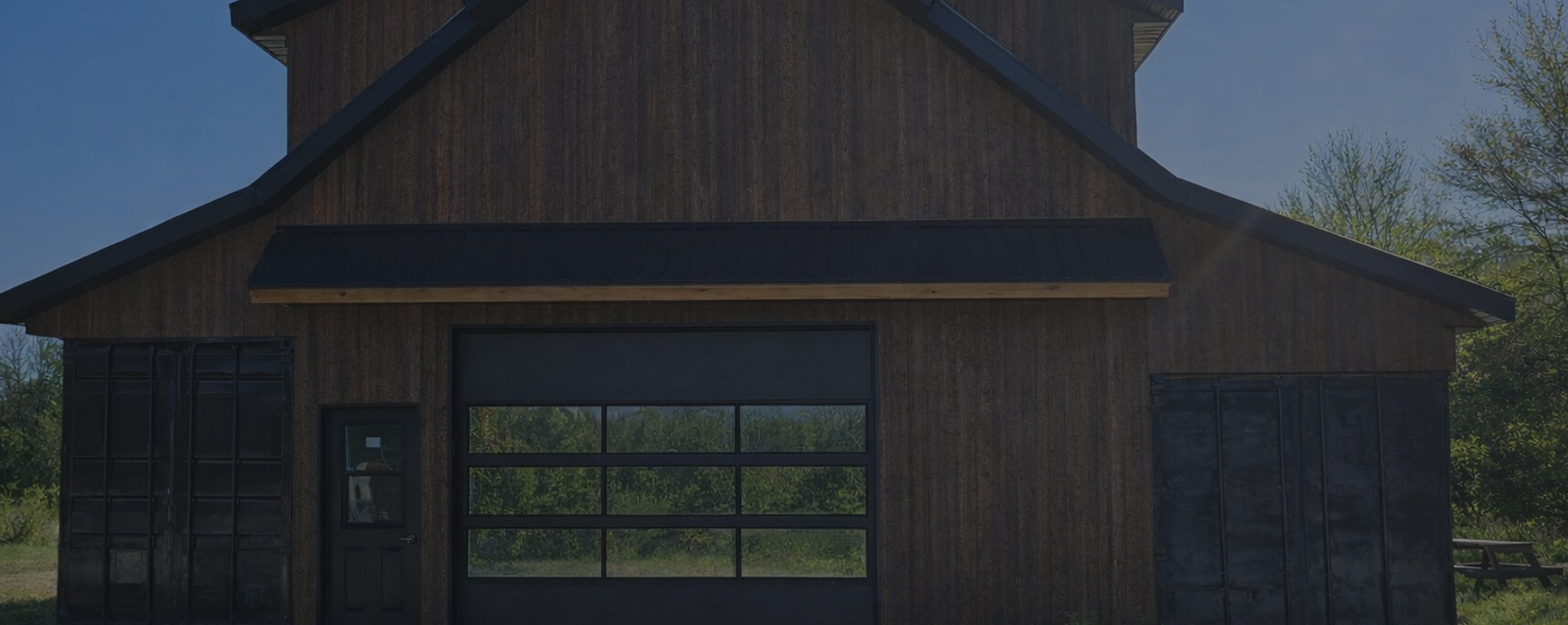 Garage sur conteneurs